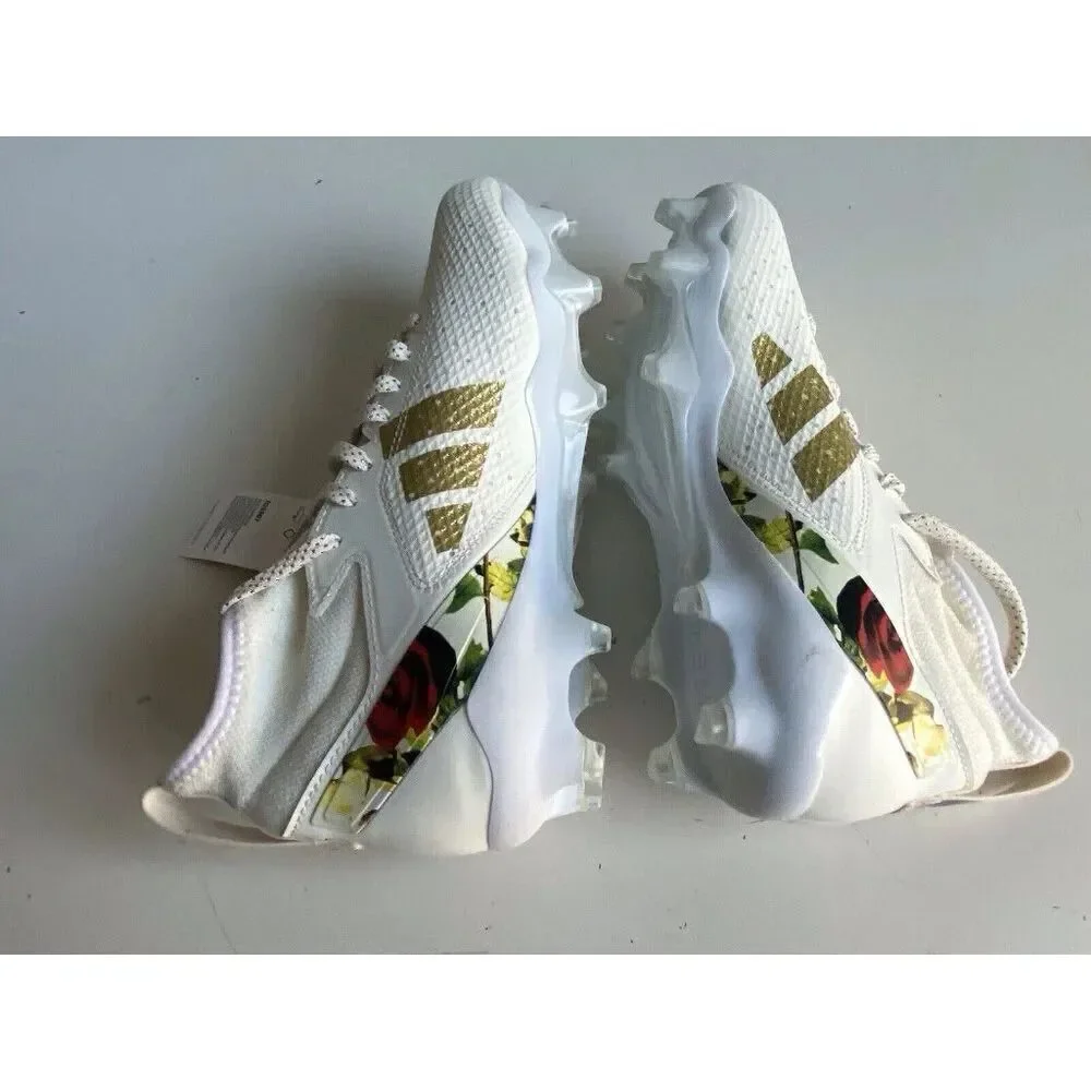 Adidas Adizero Chaos Speed Coronation Gold Metallic Cleats IG5907 Men 8‎ Women 9